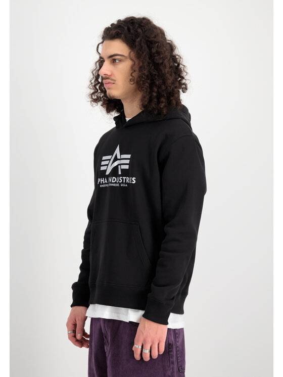 Alpha Industries Alpha Industries Mikina AI.146343-423 Čierna Basic Fit