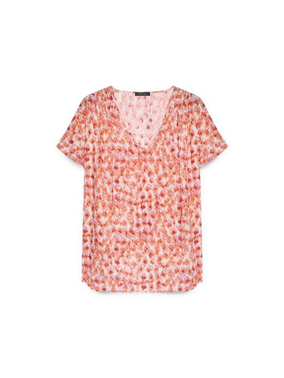 Fiorella Rubino Fiorella Rubino Bluzka 2606T002350N0S1 Pomarańczowy Regular Fit