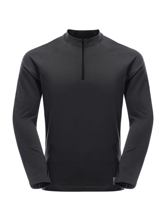 Jack Wolfskin Jack Wolfskin Felpa Bike Commute Fleece HZ M Nero Regular Fit