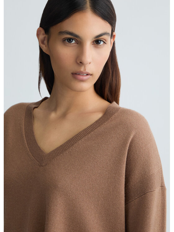 Liu Jo Liu Jo Sweter TA5078MS026X0675 Brązowy Regular Fit