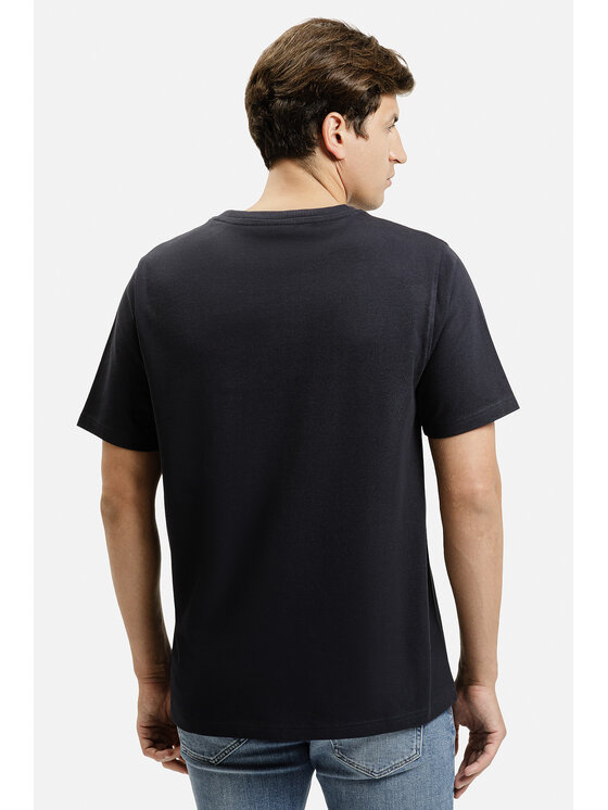 Cross Jeans Cross Jeans T-Shirt 16122-310 Granatowy Regular Fit