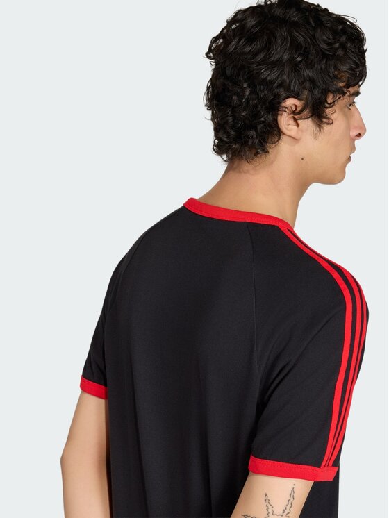 adidas adidas T-Shirt 3-Stripes Czarny Regular Fit