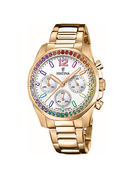 Festina Festina Ρολόι F20639-2 Ροζ χρυσό
