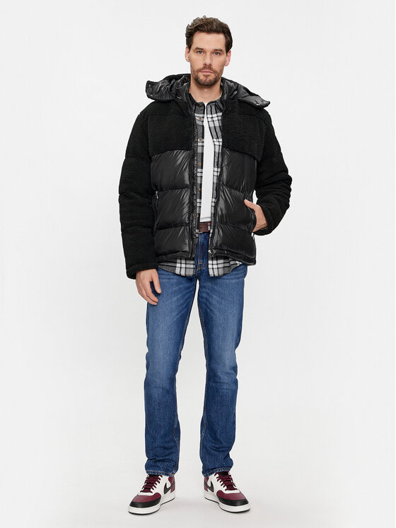 Brave Soul Brave Soul Kurtka puchowa MJK-TOMIE Czarny Regular Fit