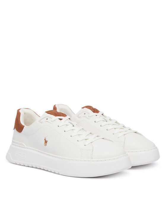 Polo Ralph Lauren Polo Ralph Lauren Sneakersy RLite Court Tumbled 809P07170001 Biały