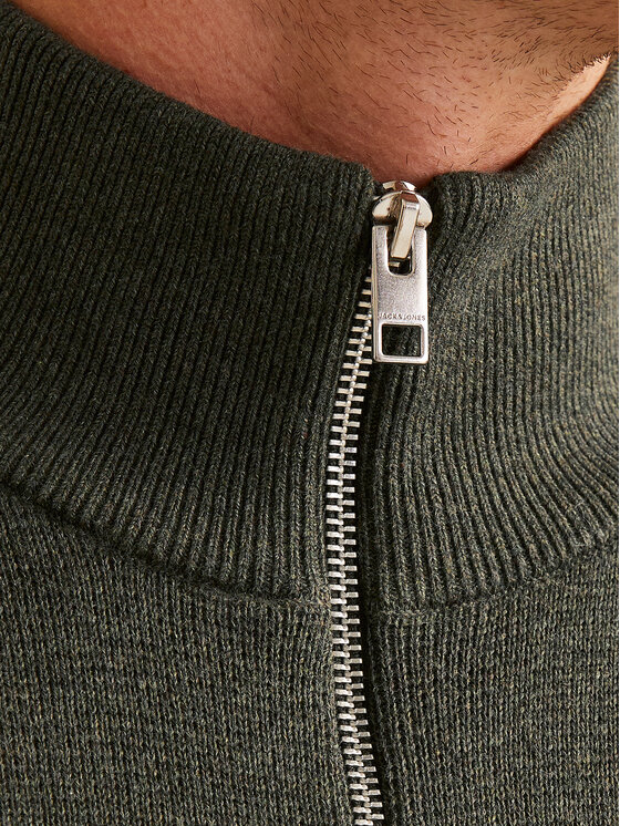 Jack & Jones Jack & Jones Sweter Milano 12259664 Szary Relaxed Fit