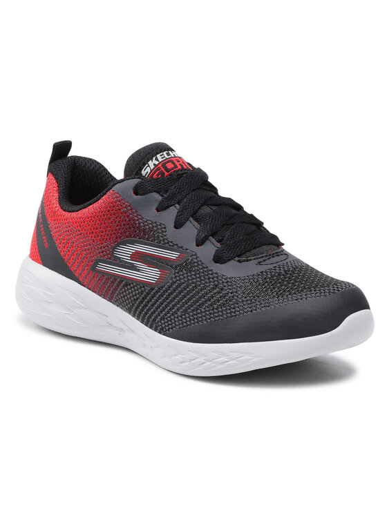 Skechers Skechers Sneakersy Haddox 97866L/BKRD Czarny