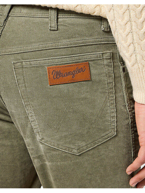 Wrangler Wrangler Jeansy TEXAS SLIM Zielony Slim Fit