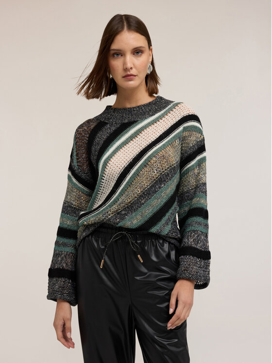 Motivi Motivi Cardigan M494W103708N0Z3 Grigio Regular Fit