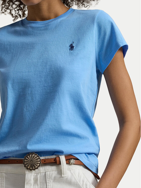 Polo Ralph Lauren Polo Ralph Lauren T-krekls 211B14605005 Gaiši zils Classic Fit