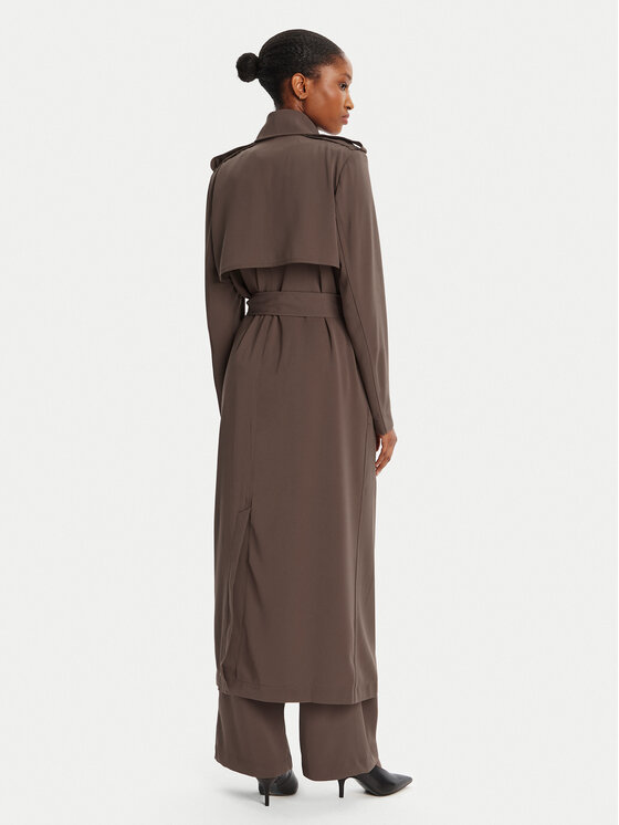 Bardot Bardot Trencz Kira Trench Coat 57053JB3 Brązowy Regular Fit
