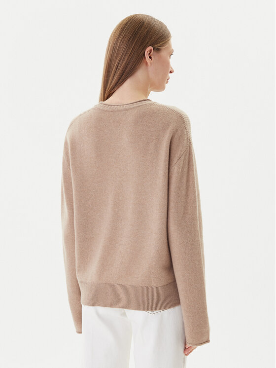 Tommy Hilfiger Tommy Hilfiger Pullover WW0WW46438 Beige Regular Fit