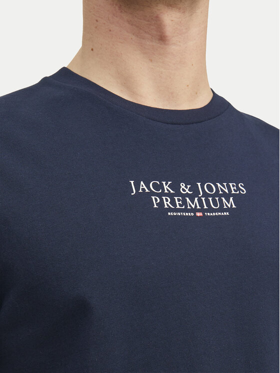 Jack & Jones Jack & Jones T-Shirt Archie 12217167 Tmavomodrá Regular Fit