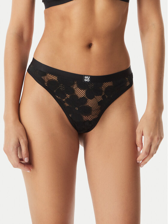 HUGO HUGO Perizoma Bloom 50561611 Nero