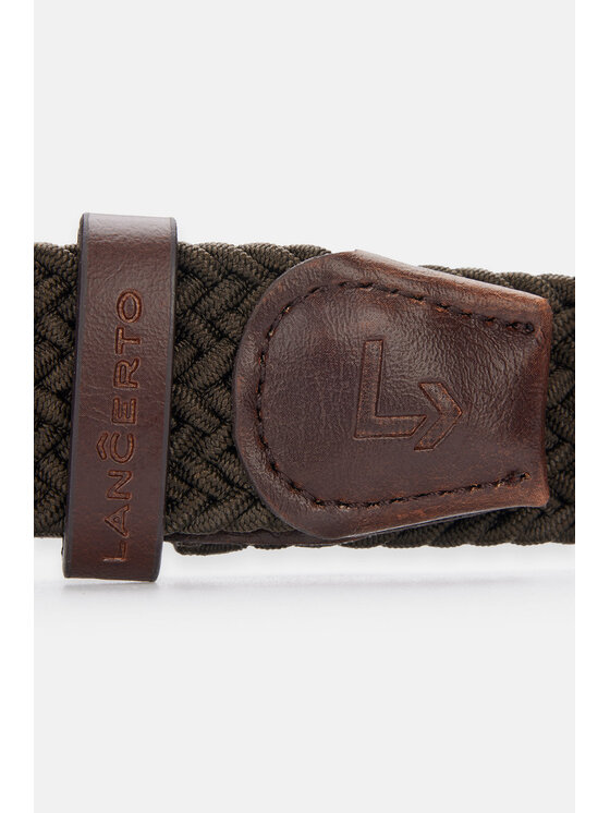 Lancerto Lancerto Pasek Męski Merano PS090123000032 Zielony