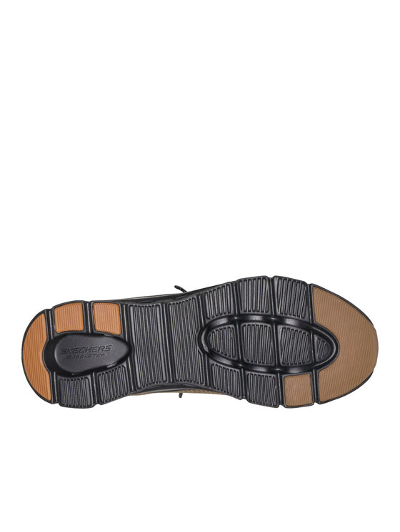 Skechers Skechers Sneakersy 233113-OLBK Zielony ciemny