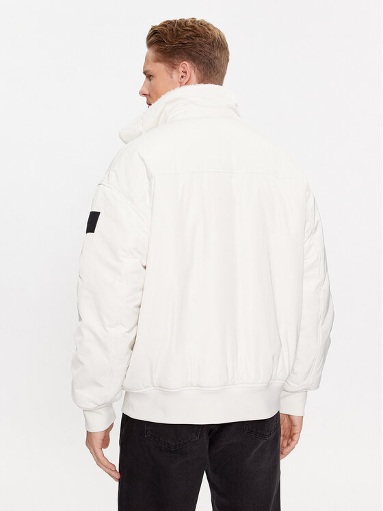 Calvin Klein Jeans Calvin Klein Jeans Яке бомбър J30J324123 Екрю Oversize