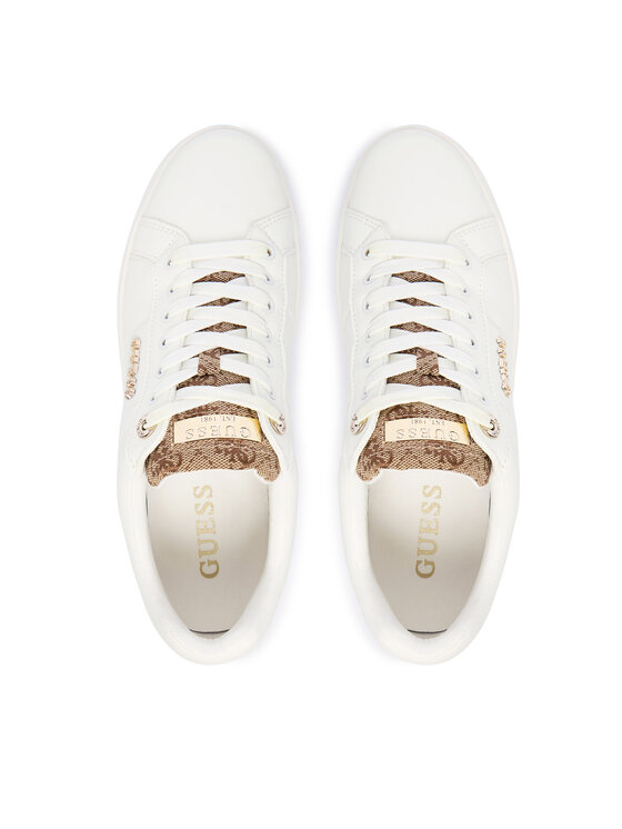 Guess Guess Sneakersy FLFWLL FAL12 Biela