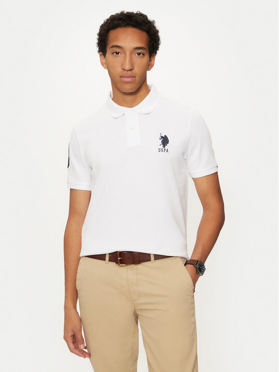 U.S. Polo Assn. Polo Majica MUP3313 Bela Regular Fit