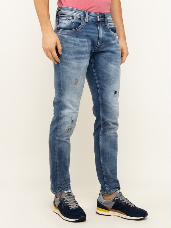Pepe Jeans Regular Fit Jeans Zinc Strom PM205207 Dunkelblau Regular Fit •  Modivo.de