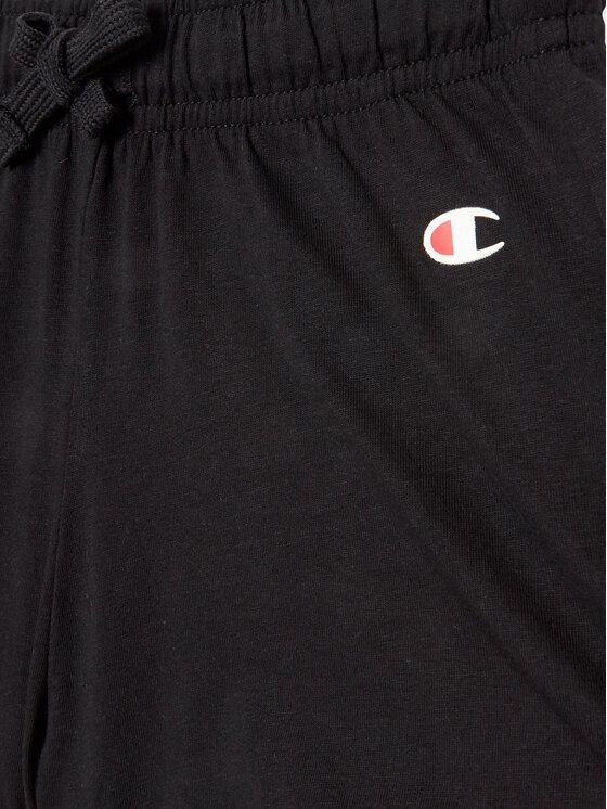 Champion Champion Komplekti kuuluvad t-särk ja šortsid 404624 Must Regular Fit