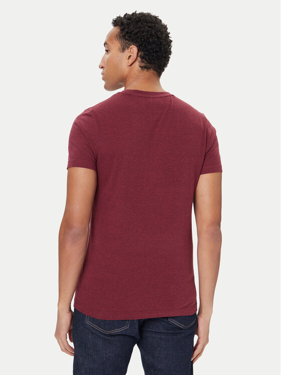Tommy Hilfiger Tommy Hilfiger Tricou Logo MW0MW11797 Roșu Slim Fit