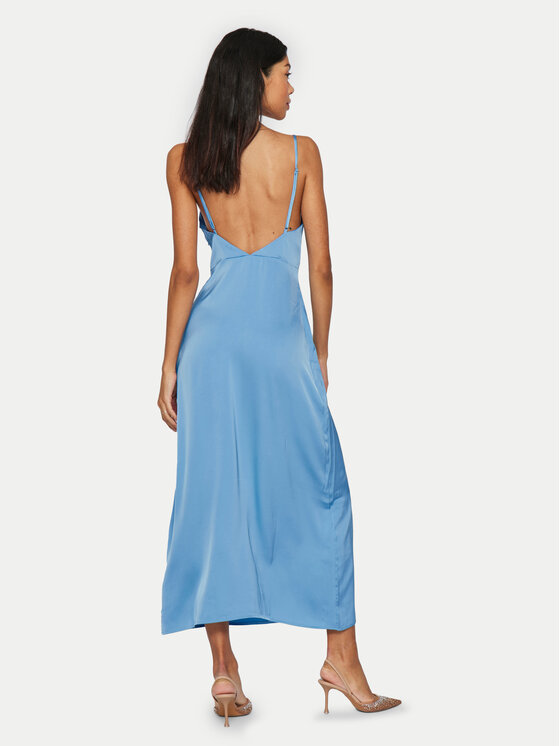 Vila Vila Abito da cocktail Ravenna 14085601 Blu Regular Fit