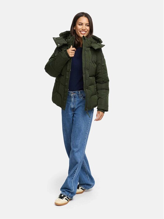 Navahoo Navahoo Kurtka zimowa Zauberlicht Zielony Regular Fit