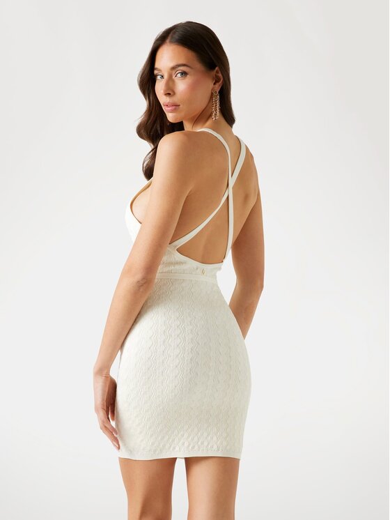 Guess Guess Každodenní šaty 175367 Bílá Classic Fit