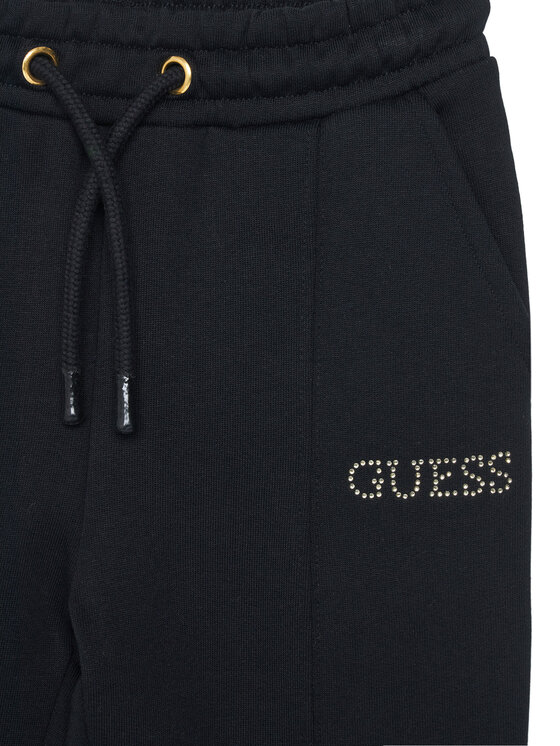Guess Guess Spodnie dresowe J5YQ17 KAV34 Czarny Regular Fit