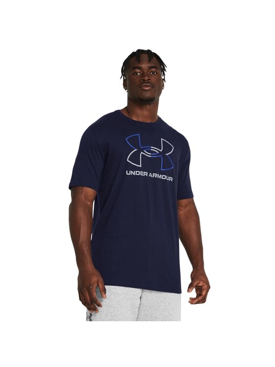 Under Armour Under Armour T-Shirt GL FOUNDATION UPDATE SS Granatowy Basic Fit