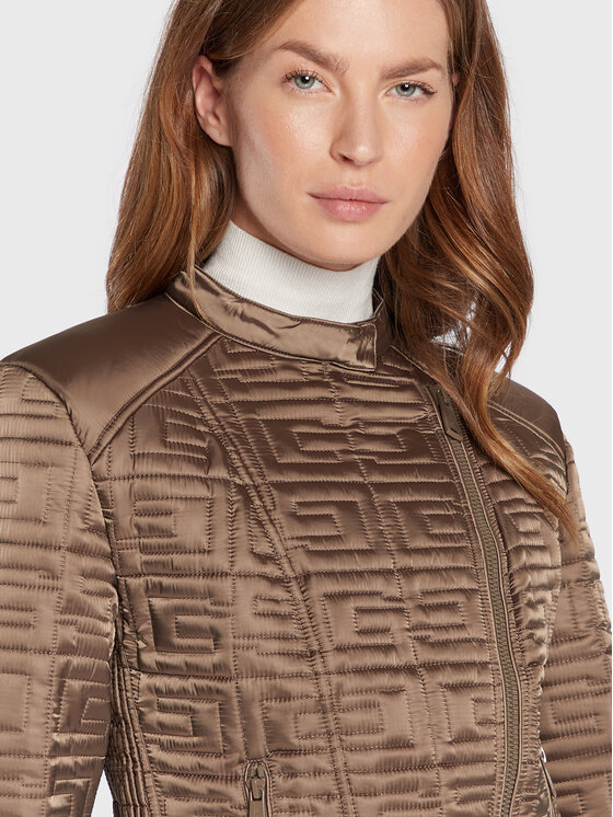 Guess Guess Kurtka przejściowa Marine W2BL31 WEWF0 Khaki Regular Fit