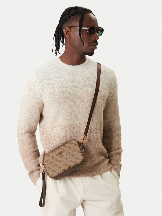 Guess Guess Torbica za okrog pasu HMMILO P6150 Rjava