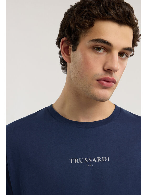 Trussardi Trussardi T-Shirt G0308000134N034 Niebieski jasny Regular Fit