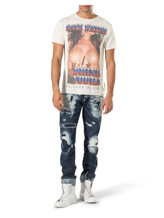 PHILIPP PLEIN PHILIPP PLEIN Jeans 30752 Blu Straight Fit