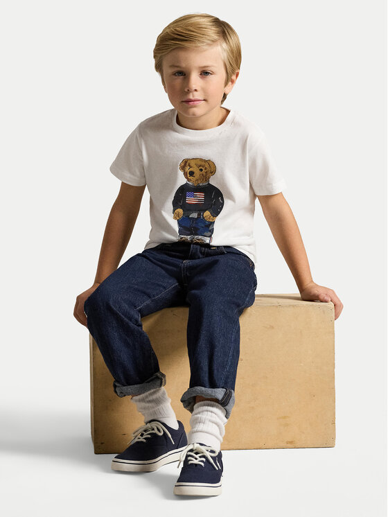 Polo Ralph Lauren Polo Ralph Lauren T-shirt 322P00508001 Bijela Regular Fit