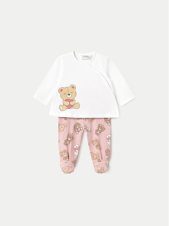 Mayoral Mayoral Set Bluse und Strampelhose 1588 Rosa Regular Fit