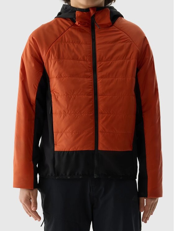 4F 4F Vatovaná bunda 4FJWSS24TTJAM409-61S Červená Regular Fit