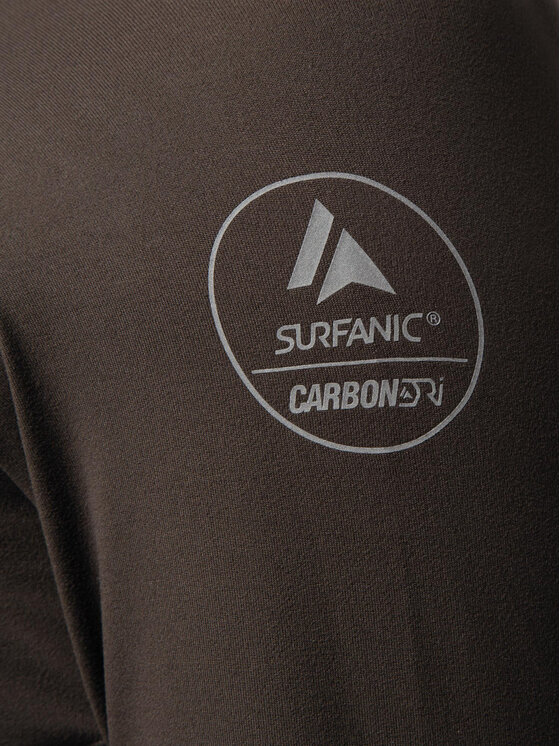 Surfanic Surfanic Bielizna termoaktywna górna SWX1602 Czarny Slim Fit
