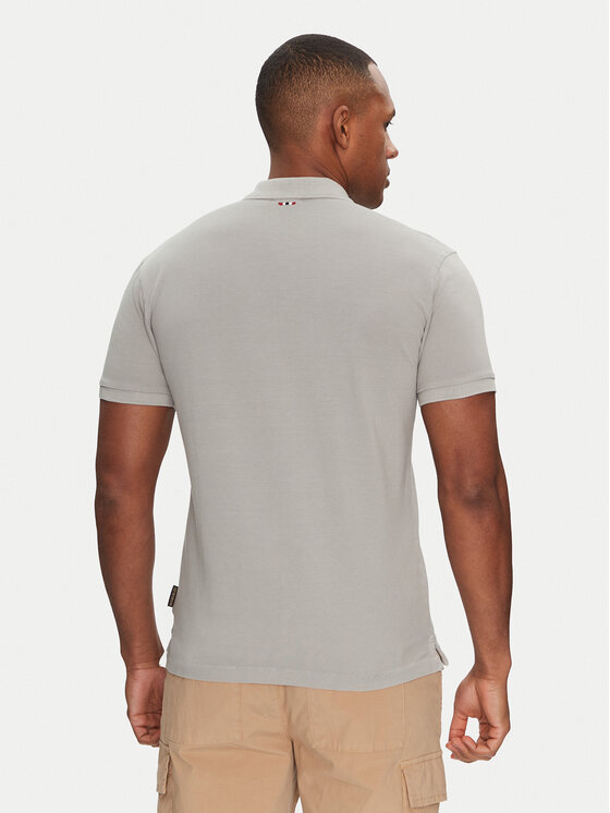 Napapijri Napapijri Polo Elbas NP0A4GDL Szary Regular Fit