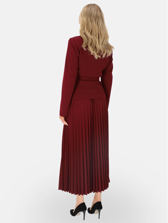 L’AF L’AF Spódnica maxi Lorin Bordowy Regular Fit