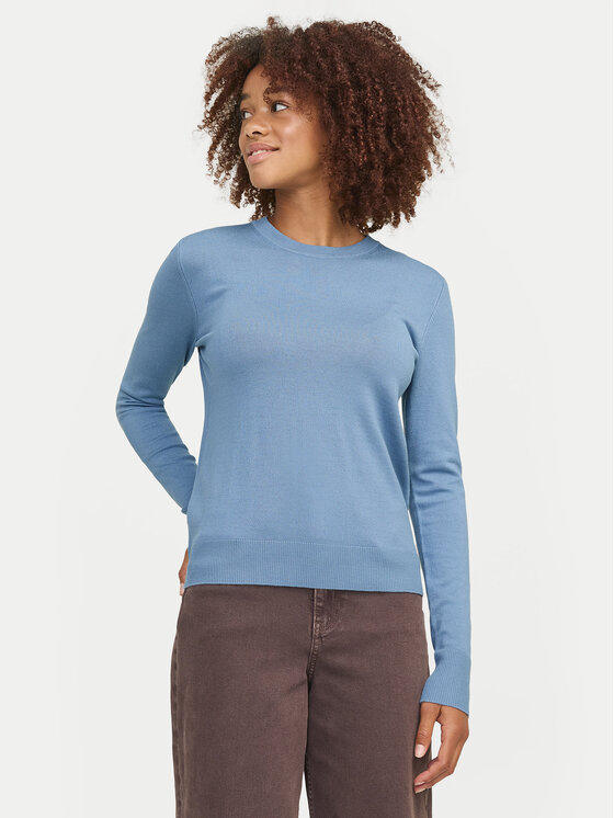 JJXX Sveter Cara 12255368 Modrá Slim Fit