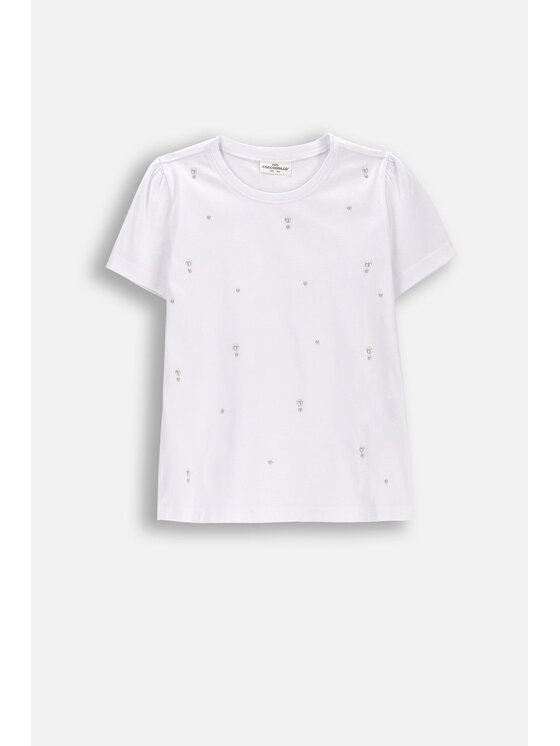 Coccodrillo Coccodrillo T-Shirt WC6143203BSG-001 Bílá Regular Fit