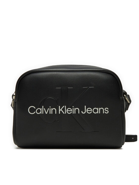 Geantă Calvin Klein Jeans Sculpted Camera Bag18 Mono K60K612220 Negru