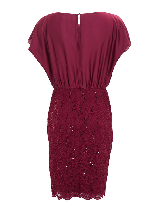 Swing Swing Coctailkleid 5AI10900 Dunkelrot Regular Fit