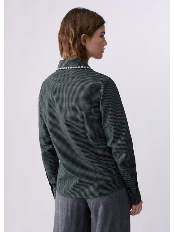 Liu Jo Liu Jo Camicia CF6277T796AL9630 Verde Regular Fit
