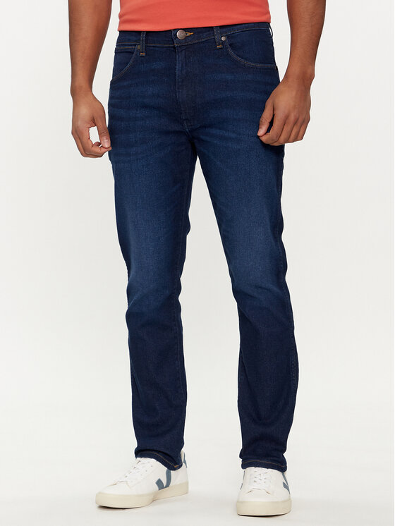 Wrangler Džinsi Larston 112350845 Tumši zils Slim Fit