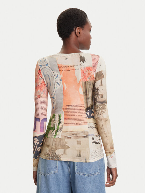 Desigual Desigual Bluse Limbani 25WWTK33 Bunt Regular Fit