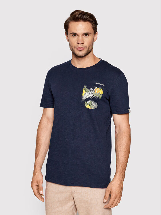 T-shirt Venice 12209856 Blu scuro Regular Fit