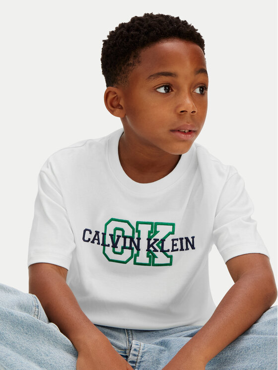 Calvin Klein Jeans Calvin Klein Jeans Póló LVCKSJA11B Fehér Regular Fit